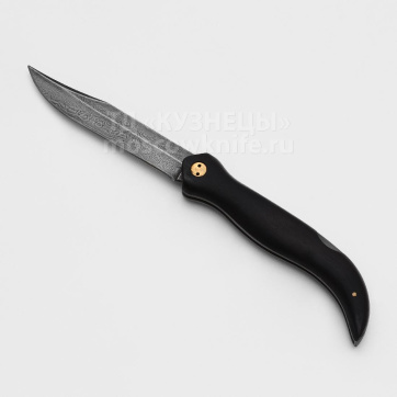 Складной нож Рыбацкий (Дамасская сталь, Граб)