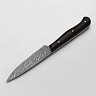 Кухонный нож "Повар-8" (Дамасская сталь, Венге, Цельнометаллический) 3