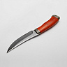 Нож Клык (ХВ5-Алмазная сталь, Красное дерево, Мельхиор) 2