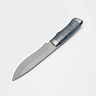 Нож Беркут (K 390, Карельская береза, Мельхиор) art-blue 3