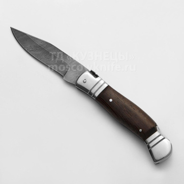 Складной нож Каюр (Дамасская сталь, Венге)