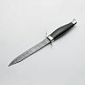 Нож разведчика НР-40 (Дамасская сталь, Граб, Мельхиор) 3