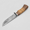 Нож Глухарь (Дамасская сталь, Венге, Береста) 3