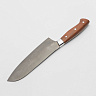 Кухонный нож Сантоку - Европейский (Х12МФ, Бубинго, Цельнометаллический) мт-47 2