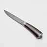 Нож Викинг (Дамасская сталь, Дерево, Белый металл ) 1