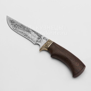 Нож Галеон (95Х18, Гравировка. Венге)