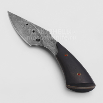 Нож Ф 1 (Дамасская сталь , Дерево, Белый металл)