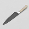 Кухонный нож Шеф повар № 2 (Булатная сталь, рукоять белый акрил) 1