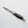 Нож разведчика НР-40 (Дамасская сталь, Граб, Мельхиор) 1