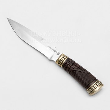 Нож Осётр №2 (Elmax, Резьба, Граб)