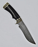 Нож Галеон (Дамасская сталь, Граб) 2