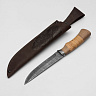 Нож Лань (Дамасская сталь, Венге, Береста) 2