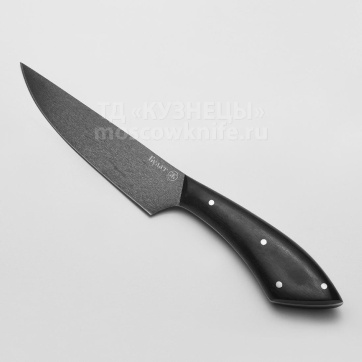 Нож Шеф-повара №3 (Булат, Граб, Цельнометаллический)