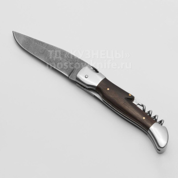 Нож Филин (Дамасская сталь, Венге)