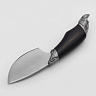 Нож Лис 2 (Булатная сталь, Дерево, Белый металл) 2