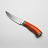 Нож Клык (ХВ5-Алмазная сталь, Красное дерево, Мельхиор) 1