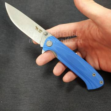 Складной нож Чиж Next (Сталь K110, G10 Синий)
