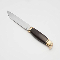 Нож Соболь (110Х18, Граб, Латунь)