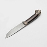 Нож Друг (Дамасская сталь, Дерево, Бронза) 5