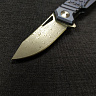 Нож складной SQ 002 (Дамасская сталь, Титан) 8