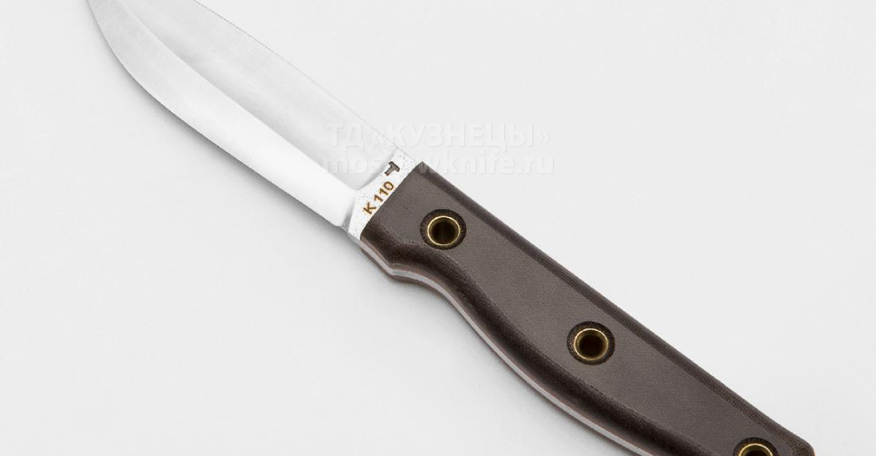 Нож для выживания Бушкрафт (К110, Микарта, Цельнометаллический ...