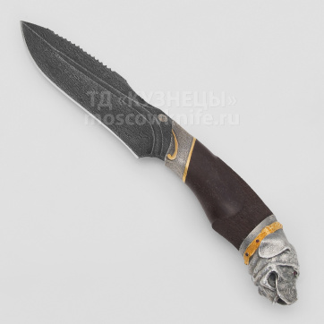 Нож «Мастиф»(Дамасская сталь, Дерево)