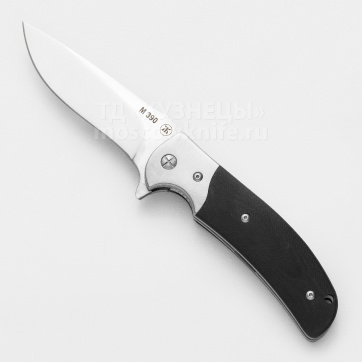 Складной нож № 12 (M390, Черная Микарта, Подшипник)