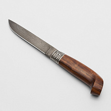 Нож финский (Булат Аносова, Палисандр, Латунь-серебрение)