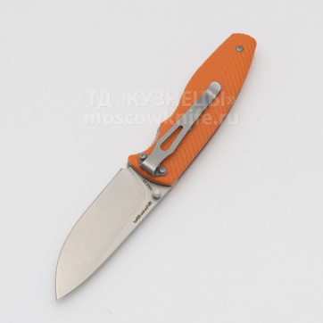 Складной нож MR.BLADE - ZIPPER BRIGHT ORANGE из стали D2, рукоять G10