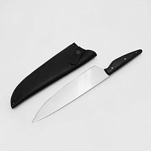 Кухонный нож "Шеф" 210 (95Х18, Граб, Цельнометаллический)