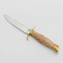 Нож Финка НКВД (95х18, Карельская береза, Латунь)