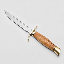 Нож Финка НКВД (110Х18, Карельская береза, Латунь)