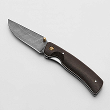 Нож Аляска (Дамасская сталь, Венге)