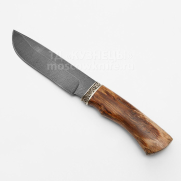 Нож МТ-104 (Дамасская сталь, Стаб. дерево)