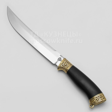 Нож Зверобой (95Х18, Граб, Латунь)
