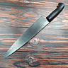 Кухонный нож Шеф-повар №1 (Дамасская сталь, Венге, Цельнометаллический) 2