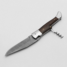 Нож Филин (Дамасская сталь, Венге)
