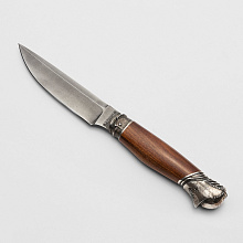 Нож Рыцарь II-2 (440С, Палисандр, Латунь-серебрение)