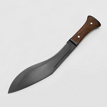 Нож кукри-Бумеранг (65Г, Орех, Цельнометаллический)