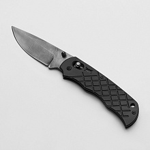 Складной нож №9 (Дамасская сталь, Рукоять - Сталь)