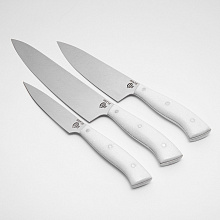 Набор кухонных ножей из кованной стали (95Х18, Рукоять - акрил, Ц/М))