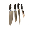 Набор кухонных ножей из кованной стали (95Х18, Деревянная рукоять из Бубинго) 7
