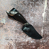 Нож "Лис-1" (Дамасская сталь, Дерево, Белый металл) 4