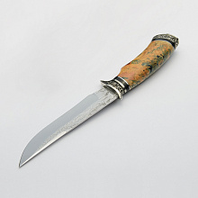 Нож Клык (95Х18, Кап клена, Мельхиор)