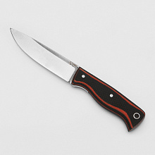 Нож Нарым (N690, микарта, насечка, ножны - кайдекс)