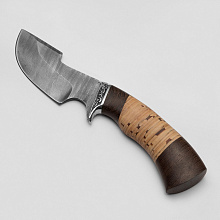 Нож Носорог (Дамасская сталь, Венге, Береста)