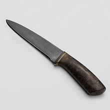 Нож Горбатый (Булатная сталь, Гарда Дамаск, Кап. Ореха)