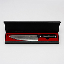 Нож Шеф TX-D7 (Сталь: обкладки нержавеющий дамаск, центр VG10, рукоять G10)