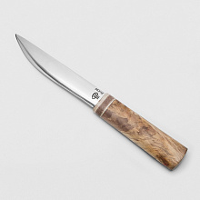 Нож Якут большой (95Х18, Карельская береза)