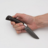 Складной нож из дамасской стали Клык (Дамасская сталь, Венге) 2